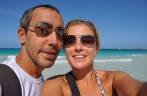 Autofoto em Orient Beach, em Saint Martin, no Caribe